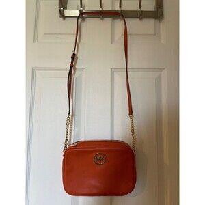 Michael Kors crossbody handbag orange 10x7x2